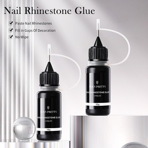 Born Pretty 10g Nail Rhinestones Adhesive Glue Gel UV LED Paste Crystal Gem - Picture 4 of 7