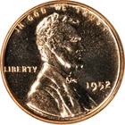 1952 1C Lincoln Wheat Cent Gem Proof RD