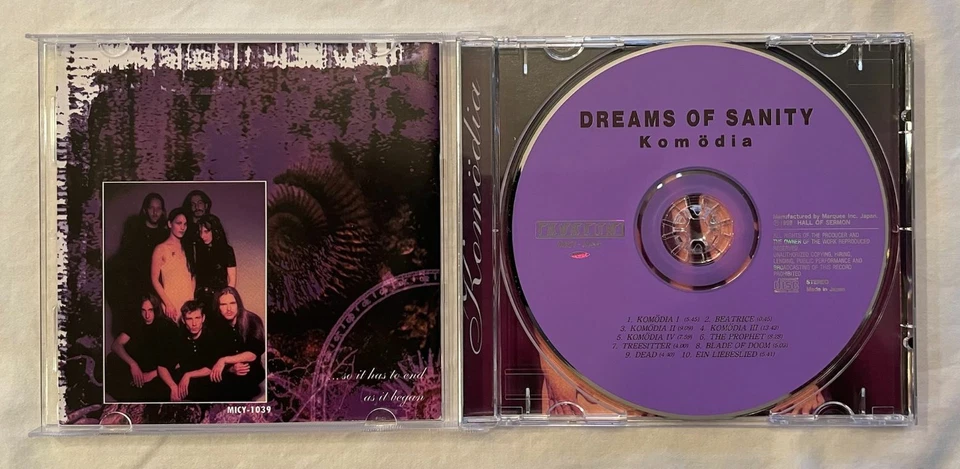 Dreams Of Sanity - Komodia + 2 Bonus (Japan CD w/OBI) Lacuna Coil - Therion Foto 3 de 3