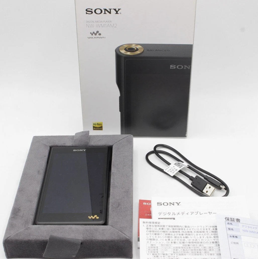 SONY Walkman NW-WM1AM2 128GB Black Portable Audio Player Memory Audio WM1  series