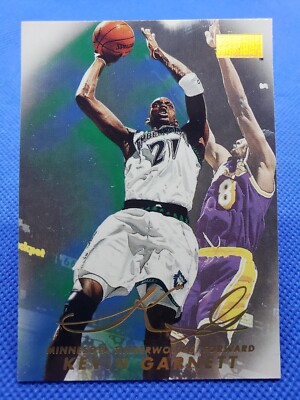1998 Skybox Premium KEVIN GARNETT w/ KOBE BRYANT card MINNESOTA