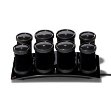 T3 Volumizing Hot Rollers LUXE, 8-Piece Set for Volume, Body & Shine (XL & L)