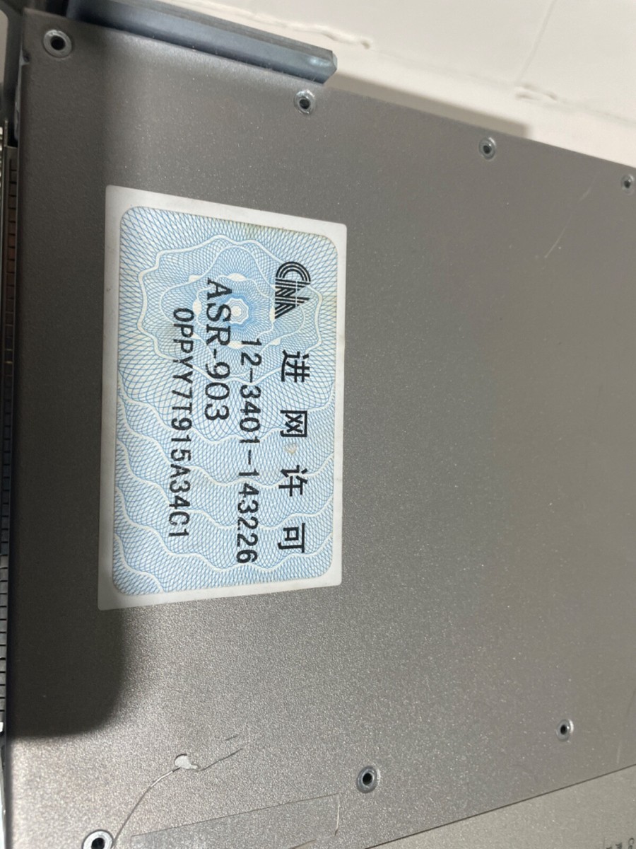Cisco ASR903 Rack Mountable Router chassis | eBay