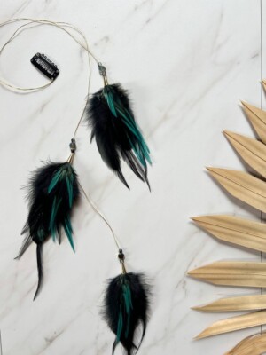 Feather Clips For Festival Costumes, Party Outfit, Burning Man, Beach Party