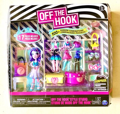 Off the Hook Style Studio Play Set Fashion Fun Naia 4 Inch Doll And Accessories