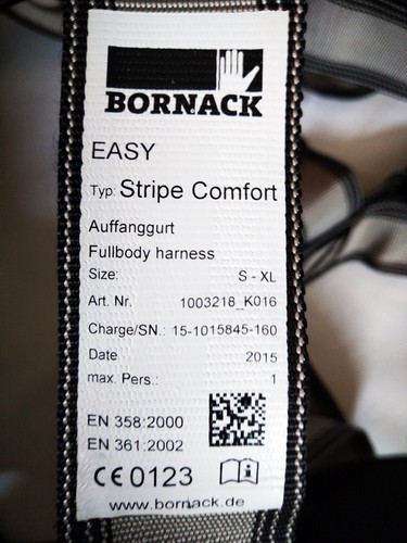 BORNACK - EASY - STRIPE COMFORT - FULL BODY HARNESS (S - XL) Art No 1003218_K016 - Picture 4 of 7