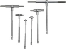 6 Pc Precision Telescoping Gage Set 5/16" - 6" Range T-Bore Hole Gauges