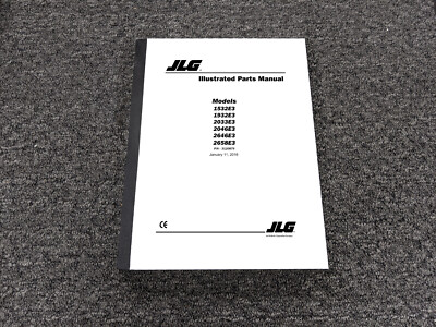 JLG 1532E3 1932E3 2033E3 2046E3 2646E3 2658E3 Lift Parts Catalog Manual 3120879
