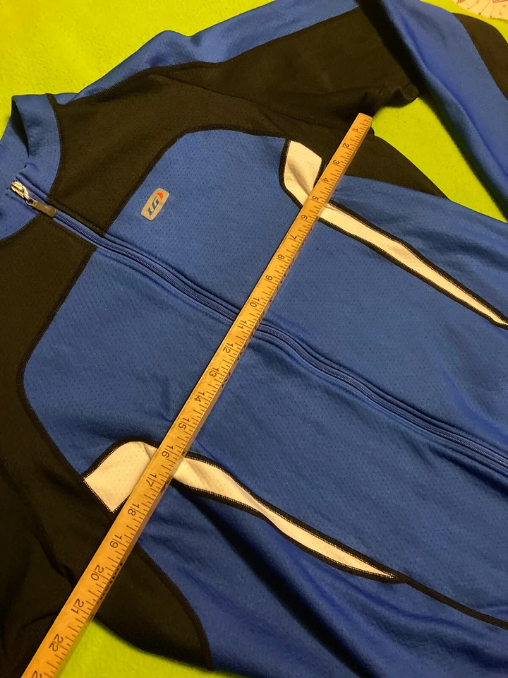 Louis Garneau Blue Cabriolet Bike Wind Jacket Men's Large - Image 3 of 4