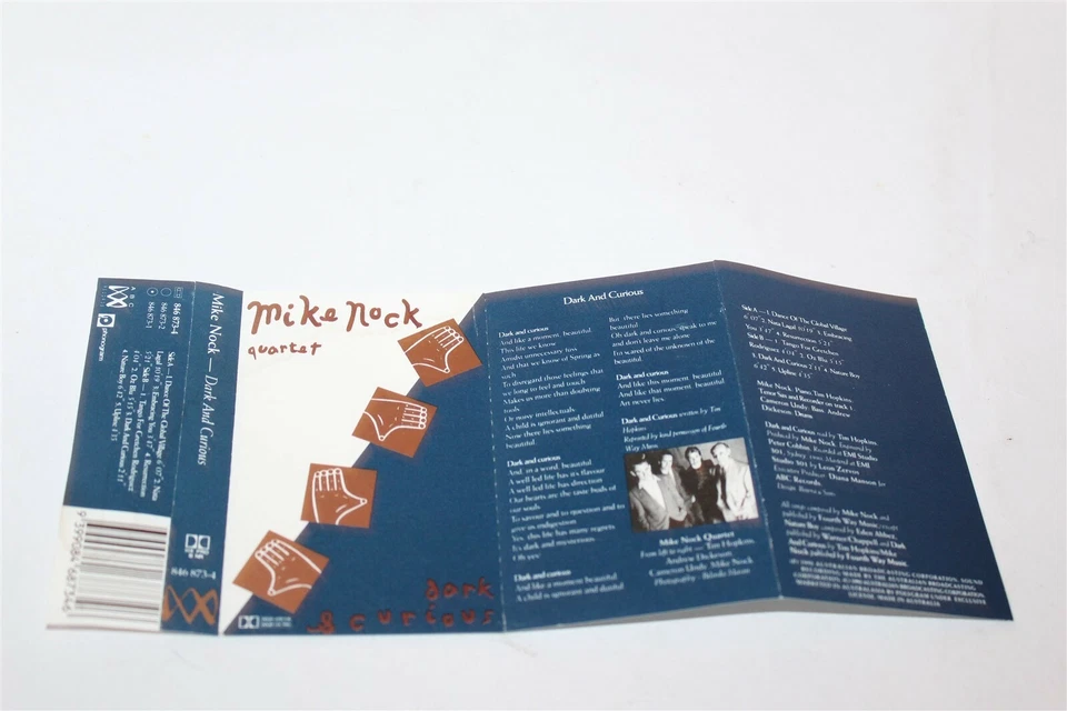 Mike Nock Dark And Curious Cassette Tape ABC Records 1990 846673-4 - Image 4 of 4