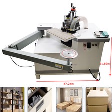 220V 1.7KW Rocker Foldable Arm Curved Edge Trimming Machine with Foot Pedals