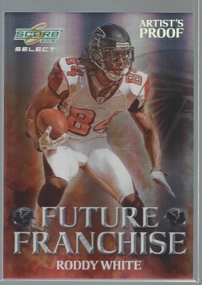 2008 Select Future Franchise Artists Proof Roddy White #ed 6/32