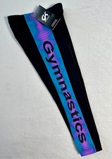 New GK Elite CAPRI LEGGINGS Gymnastics BLACK Leotard PANTS Tights BLACK Size: AS