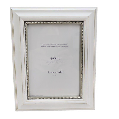 Hallmark Signature Storykeeper 5 x 7 Frame Wood Beaded Wedding Memory Locket