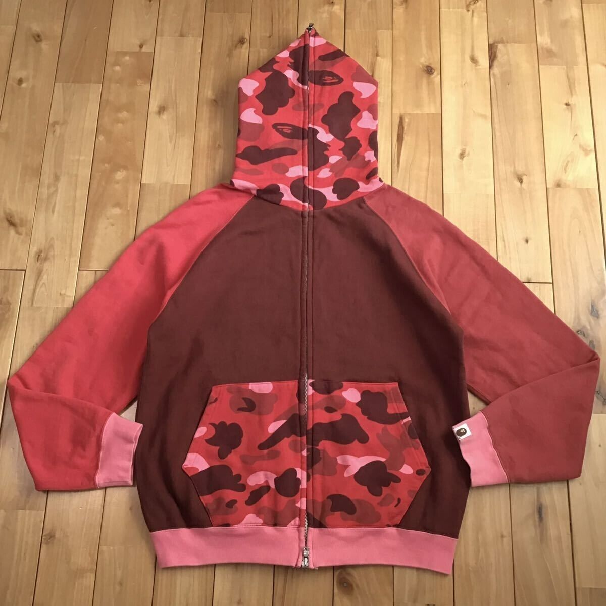 BAPE Pharrell camo crazy full zip hoodie a bathing ape NIGO BAPE Pharrell camo crazy full zip hoodie a bathing ape NIGO