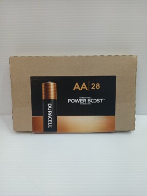 Duracell Coppertop AA Batteries 28 Count Pack Double A Battery With Power Boost