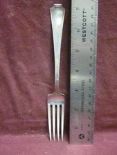 Sterling Durgin FAIRFAX DINNER FORK 7 1/4" 46g  No Monogram