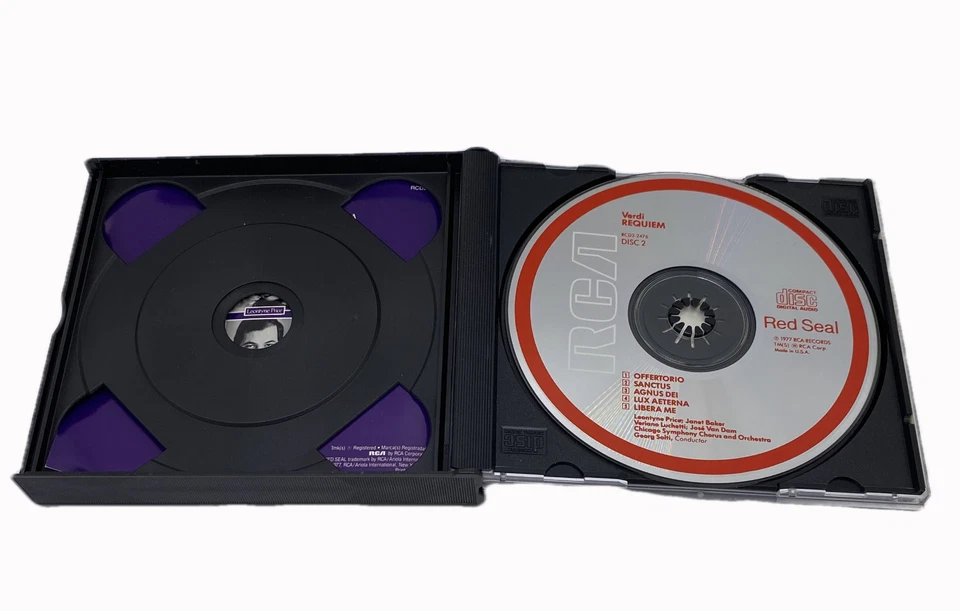 Verdi Requiem 2 CD Georg Solti +Booklet C.S.O Price Janet Baker First Class Shp - Imagem 4 de 4