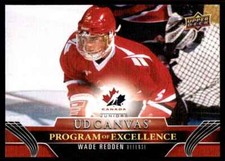 2023-24 UPPER DECK UD CANVAS PROGRAM OF EXCELLENCE RETRO WADE REDDEN TEAM CANADA