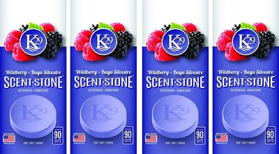 K29 WildBerry Stone Air freshener, Long-lasting Fragrance, 4 Packs