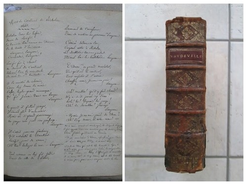 RECUEIL MS XVII-XVIII° D'AIRS A CHANTER (érotiques, crus, bacchiques, à danser) - Foto 1 di 24