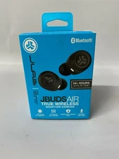 JLab JBuds Air True Wireless Signature Earbuds Bluetooth IP55, Black - NEW