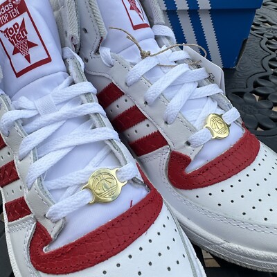 Adidas Top Ten RB White Power Red Women's Athletic Shoes HP9547