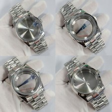   36/39MM Modified Steel Watch Case  Sapphire Glass Watchband for NH35/36/4R/7S