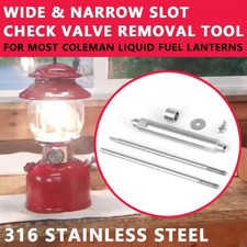 Wide  Narrow Slot Check Valve Removal Tool Kit For Coleman Lanterns DOUBLE END