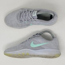 Nike Womens Flex Trainer 8 AJ8168-003 Gray Running Shoes Sneakers Sz 7 W EUC