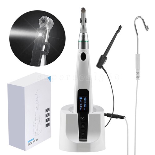 2 in 1 Wireless Endo Motor 16:1 Contra Angle /4.5"LCD Apex Locator Root Canal po - Picture 3 of 24