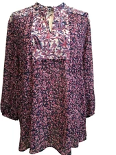 ChapsTunic, SZ XL, Long Sleeves, Elastic Wrist, Peek-hole front stand up collar