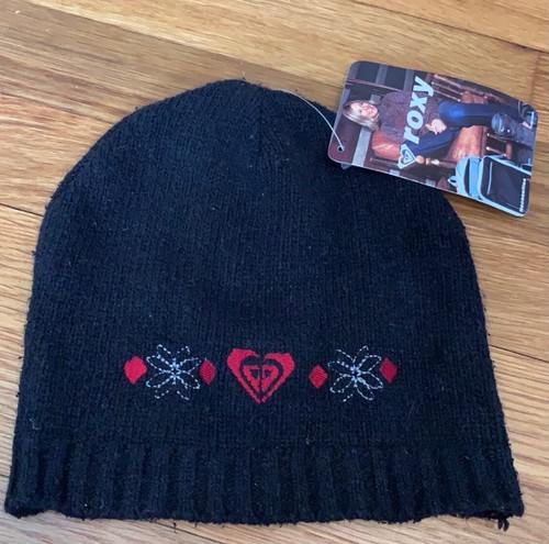 Roxy beanie hat, new with tags, black 