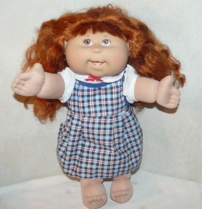 2005 Cabbage Patch Doll Red Curly Hair And Teeth Rare Ebay