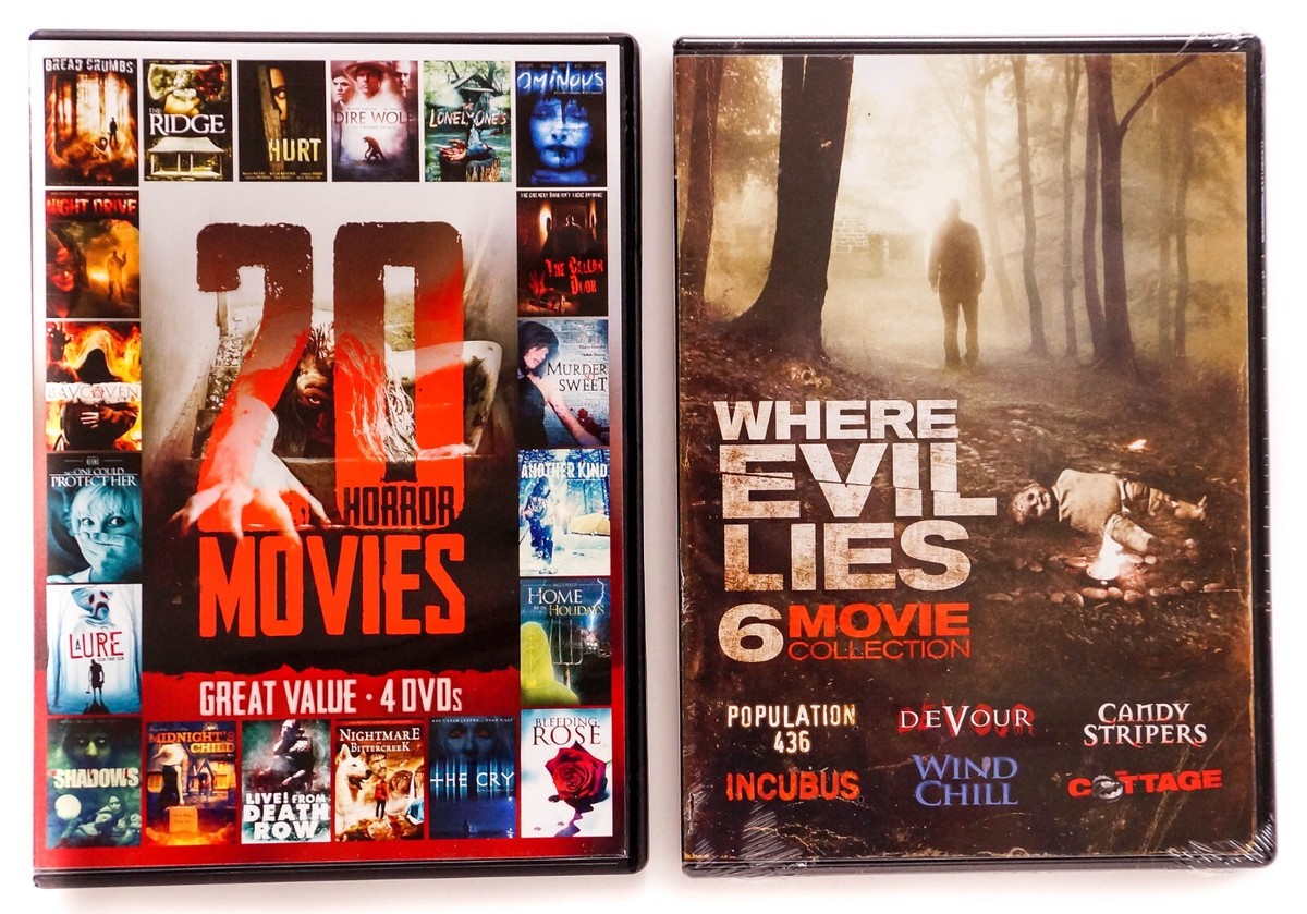 20 Horror Movies & Where Evil Lies DVD Lot, Echo Bridge & Mill