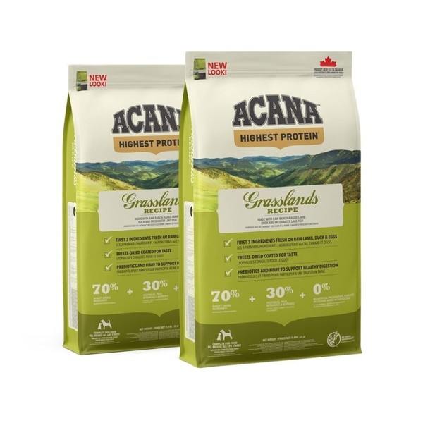 Acana Grasslands Dog 22,8 Kg (2 X 11,4 Kg)-image