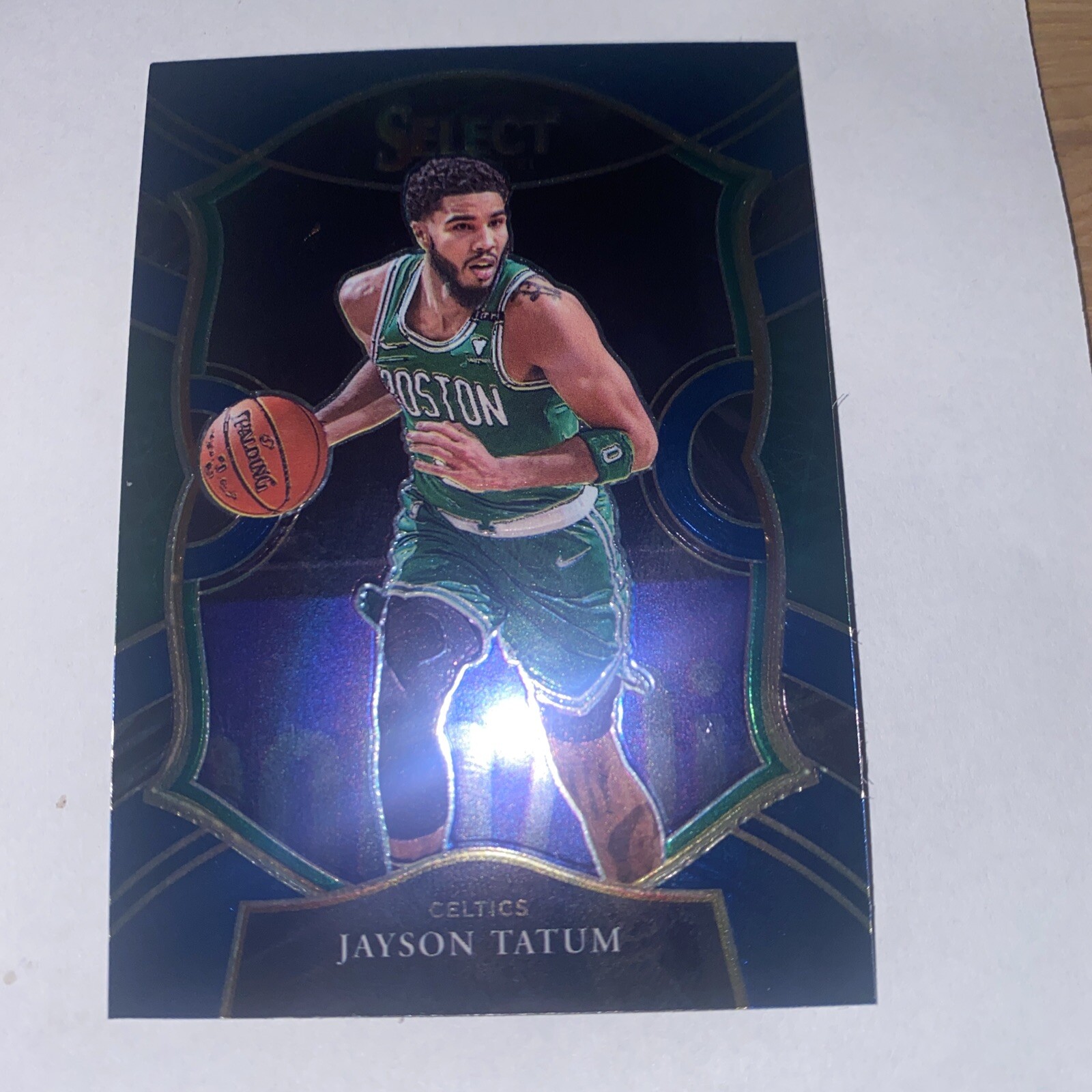 2020-21 Panini Select Jayson Tatum Blue Base Concourse #41 Boston Celtics 0410