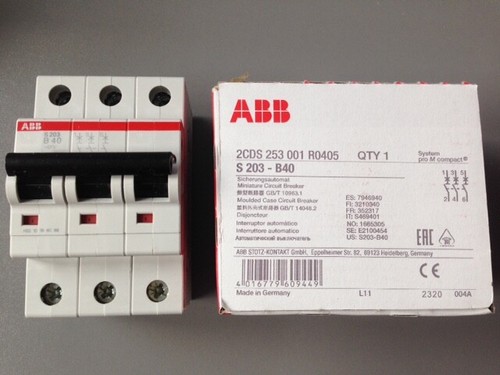 ABB Sicherung FI Schalter Sicherungsautomat Leitungsschutzschalter 1/3pol wählb. - Bild 18 von 55