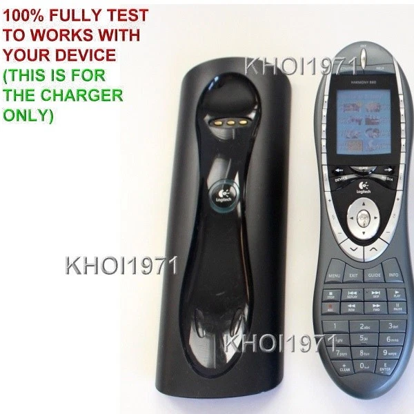 WALL Charger AC adapter for Logitech Harmony 880 Universal Remote - Image 2 of 3