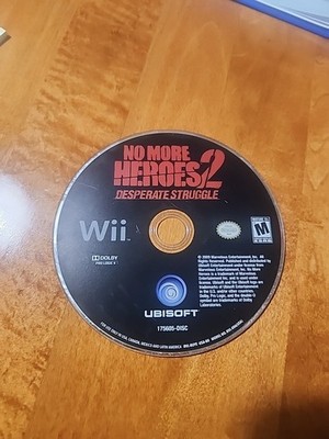No More Heroes 2: Desperate Struggle Nintendo Wii Disc Only #G617