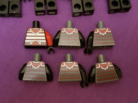 LEGO Ninjago Minifigure Lot Stone Army Warrior PARTS Red Yellow Blue *Read Desc*