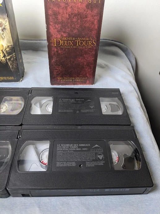 LOTR French VHS Trilogy – Long Editions – Fellowship / Two Towers / Return — 第 3/4 张图片