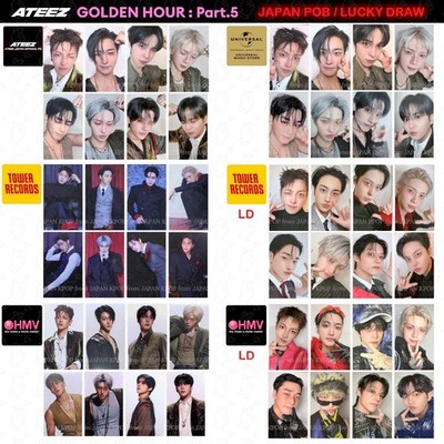 ATEEZ GOLDEN HOUR Teil.5 JAPAN POB Lucky Draw Fotokarte JPFC ATINY HMV UMS LOTO