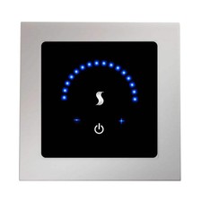 ThermaSol MTMR-PC MicroTouch Square Steam Shower Controller, Chrome