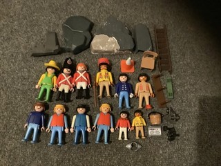 vintage Playmobil figures bundle 1990s