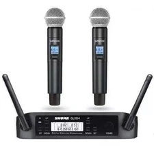 Shure GLXD4+BETA58A Dual Channel Digital w/ 2pcs Mic Wireless System