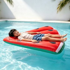 Outdoor Watermelon Slice Pool Float Inflatable Raft Lounger Float Water Toy