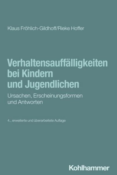 VerhaltensauffäLligkeiten Bei Kindern Und Jugendlichen Klaus FröHlich-Gildhoff-image