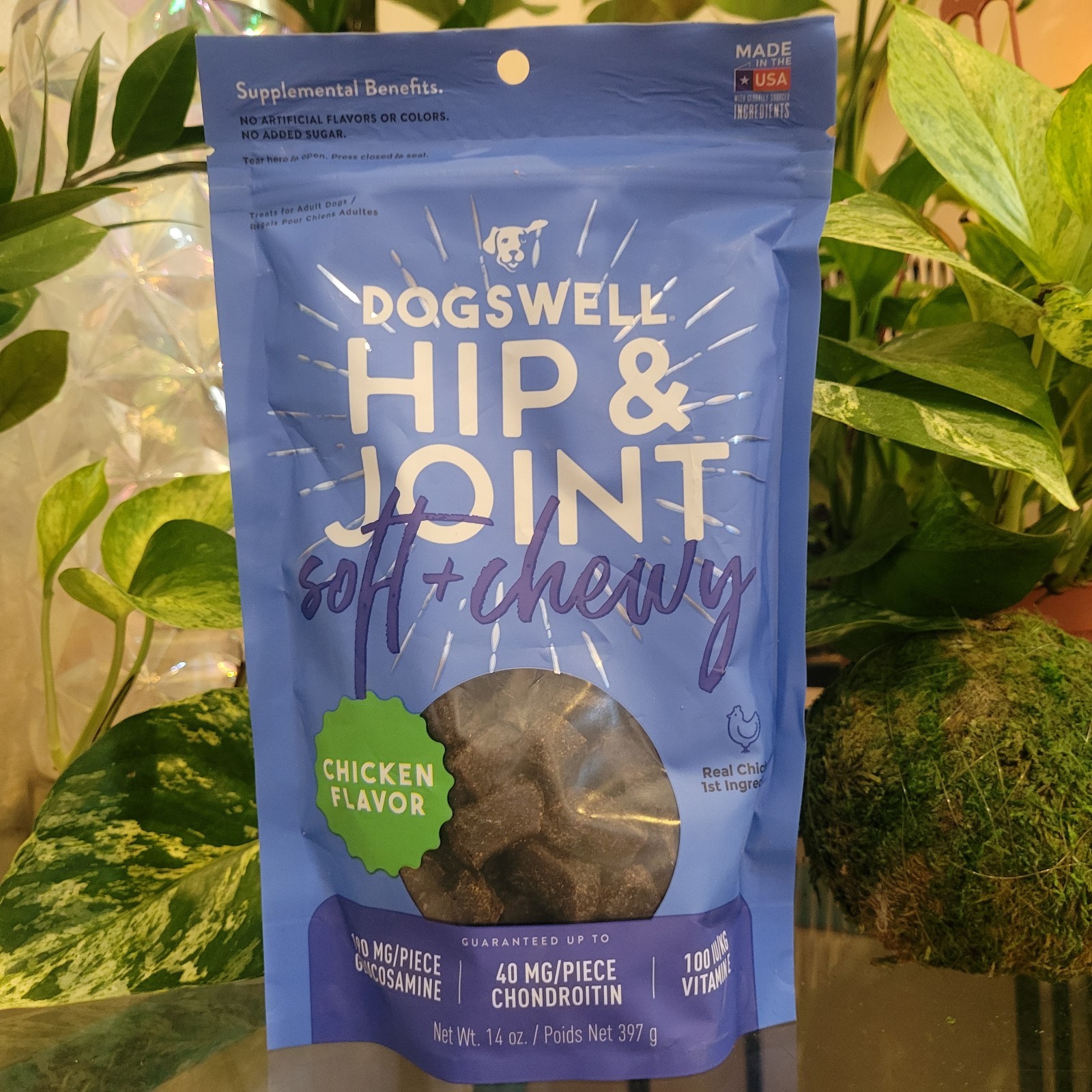 Dogswell Hip & Joint Support Chicken Dog Treats Glucosamine 