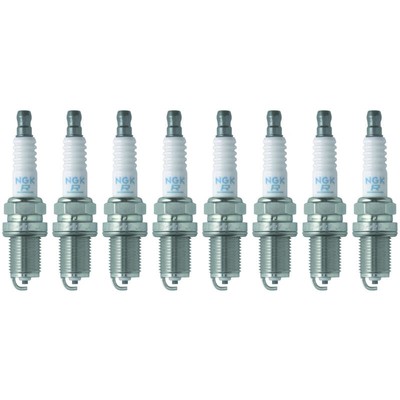 NGK Spark Plug 2756 (8-PACK); V-Power BKR6E-11 14mm Copper/Nickel, Flat, 6